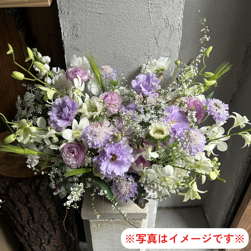 季節のアレンジメント~寒色系~
