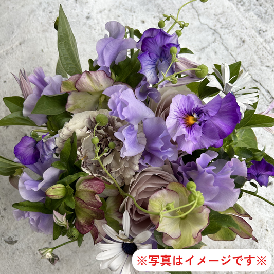 季節のアレンジメント～寒色系～