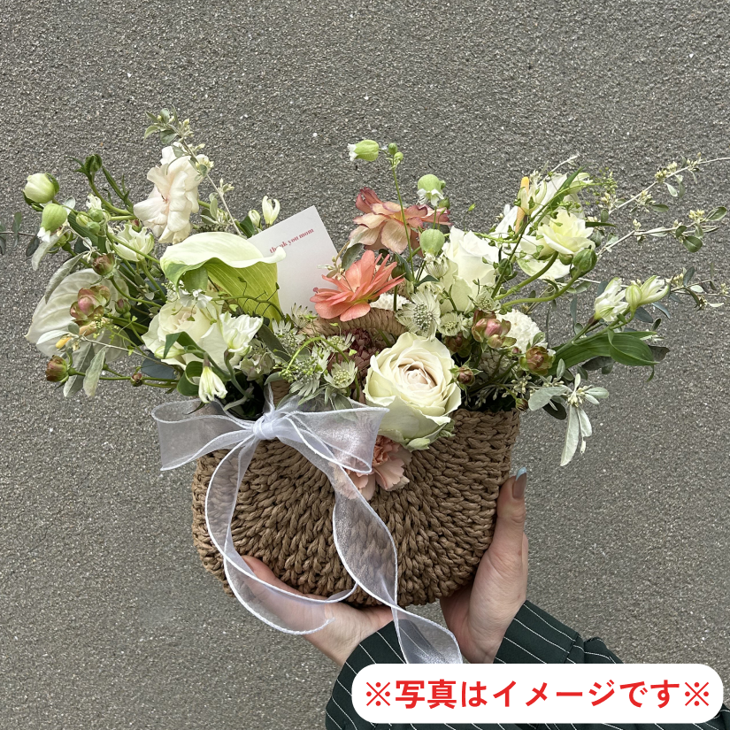 【happy mother’s day 限定】2wayフラワーバッグ　Mサイズ