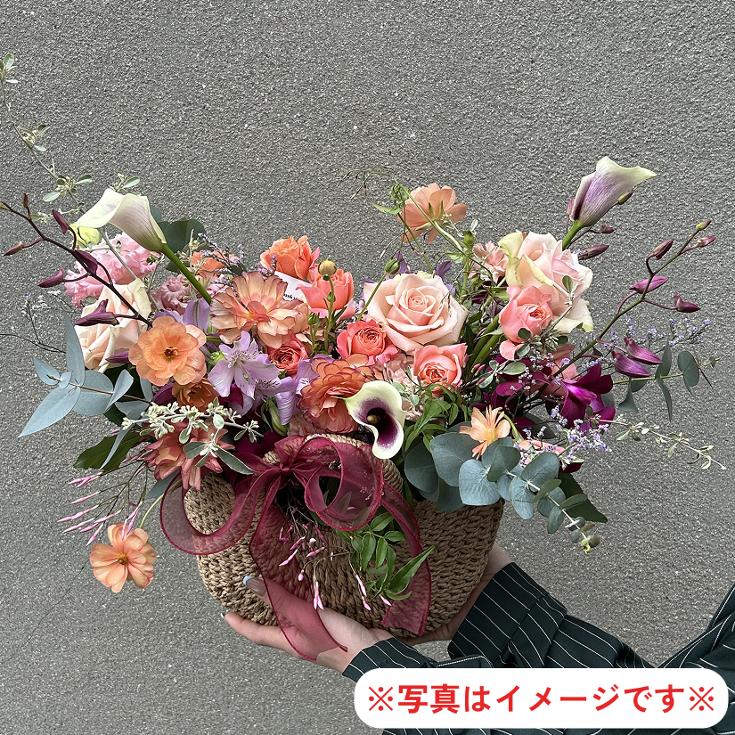 【happy mother’s day 限定】2wayフラワーバッグ　Lサイズ