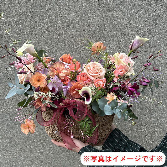 【happy mother’s day 限定】2wayフラワーバッグ　Lサイズ
